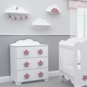 Bambino Casa Stelle Grandi Felici Rosa - Скрин Розов